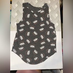 🎈California Bear Gray tank top like new